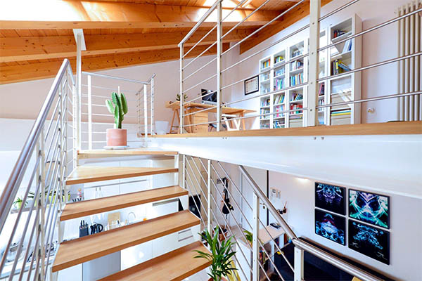 Decoração com mezanino